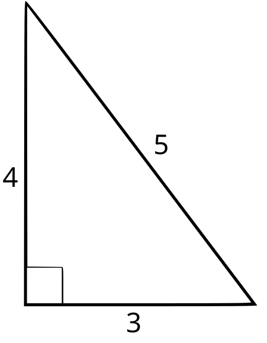 Triangle Rectangle 3, 4, 5, la lettre "L" en langage des Oiseaux