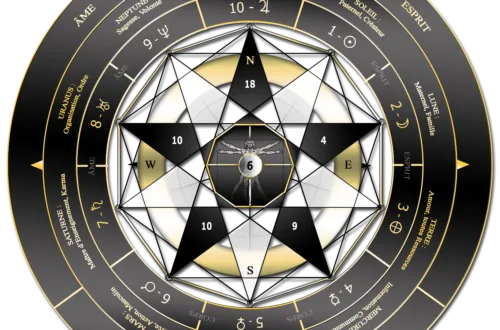 Croix de Vie en langage des Oiseaux - Rose de l'Être